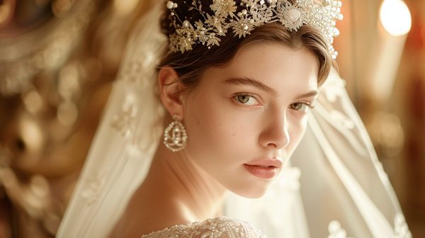 Serre-tête de mariée : élégance et raffinement